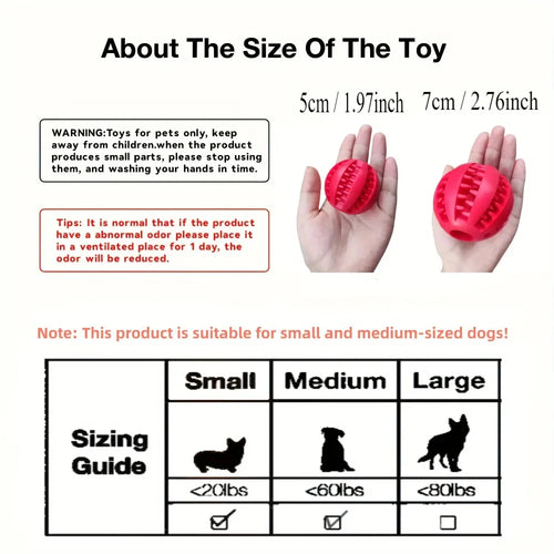 Nontoxic Dental Chew Toy Ball